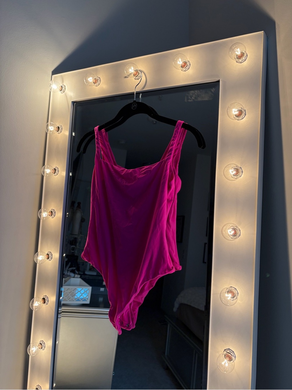 SKIMS Fuchsia Bodysuit